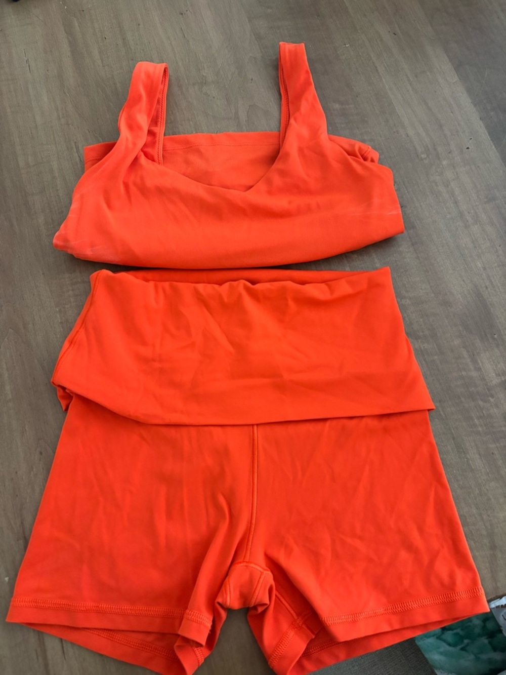 Aerie Active Two-Piece Set in Bright Orange